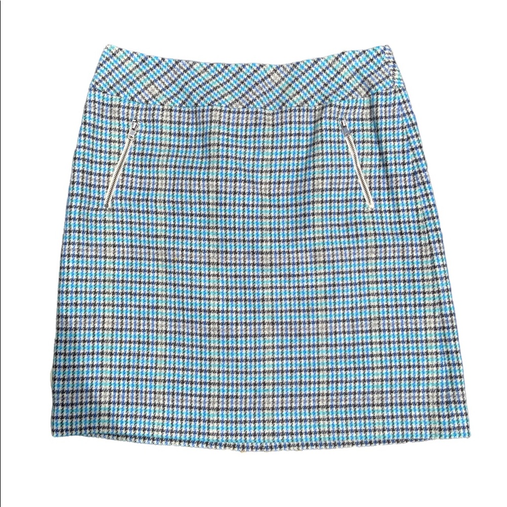 Talbots Houndstooth Wool Skirt, Size 6